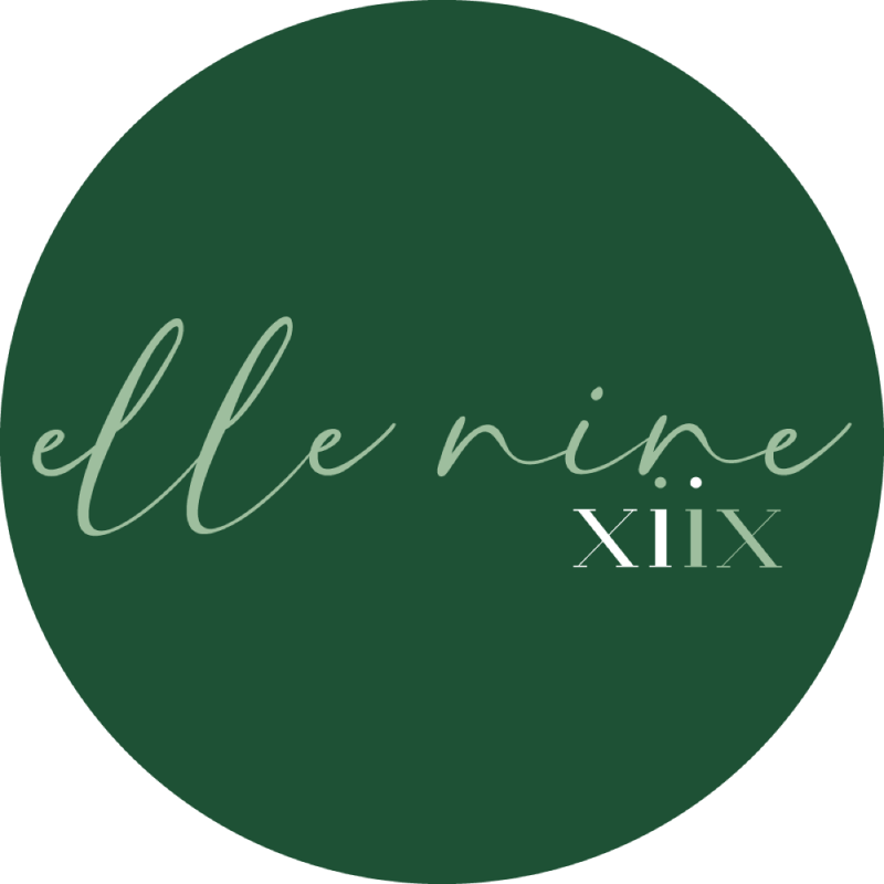Elle Nine Logo Dark Green