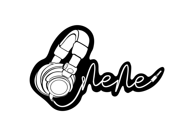 DJ NeNe logo with a white background.