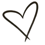 Hand drawn heart icon